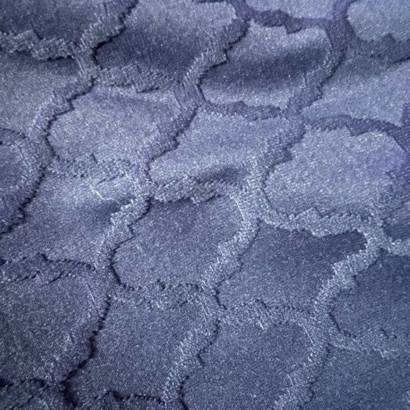 J. McLaughlin Catalyst Dress Blue Palm Spring Jacquard Women's Size Medium Crew - Picture 8 of 12